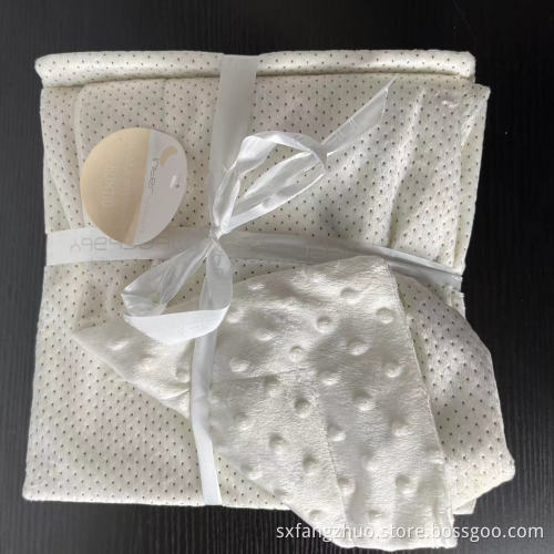 hot seller handcrafted soft cozy smooth knit baby cotton blankets 2 ply